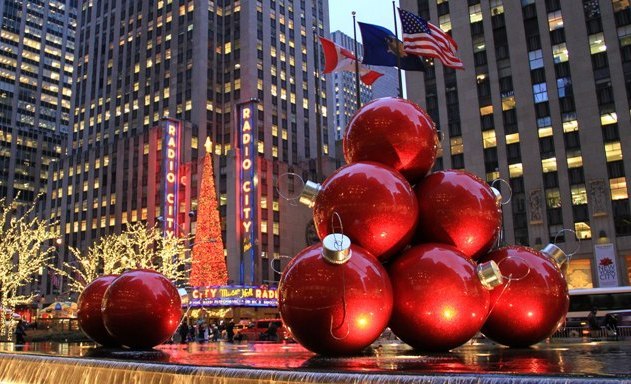 Рождественские праздники в Нью-Йорке